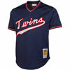 Image of Kirby Puckett Minnesota Twins Mitchell &amp; Ness 1985 Cooperstown Collection Mesh Batting Practice Jersey - Navy 2019