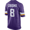 Image of Kirk Cousins Minnesota Vikings Game Jersey – Purple 2019