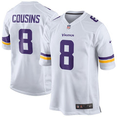 Kirk Cousins Minnesota Vikings Game Jersey – White 2019