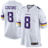 Image of Kirk Cousins Minnesota Vikings Game Jersey – White 2019