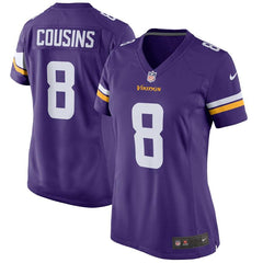 Kirk Cousins Minnesota Vikings Women's Game Jersey – Purple 2019