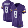 Image of Kirk Cousins Minnesota Vikings Women's Game Jersey – Purple 2019