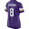 Image of Kirk Cousins Minnesota Vikings Women's Game Jersey – Purple 2019