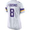 Image of Kirk Cousins Minnesota Vikings Women's Game Jersey – White 2019