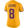 Image of Kirk Cousins Washington Redskins Women's Color Rush Limited Jersey - Gold 2019