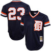 Image of Kirk Gibson Detroit Tigers Mitchell &amp; Ness 1984 Cooperstown Collection Mesh Batting Practice Jersey - Navy 2019