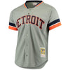 Image of Kirk Gibson Detroit Tigers Mitchell &amp; Ness Fashion Cooperstown Collection Mesh Batting Practice Jersey - Gray 2019