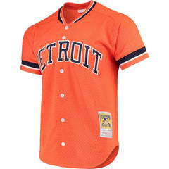 Kirk Gibson Detroit Tigers Mitchell & Ness Fashion Cooperstown Collection Mesh Batting Practice Jersey - Orange 2019