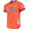 Image of Kirk Gibson Detroit Tigers Mitchell &amp; Ness Fashion Cooperstown Collection Mesh Batting Practice Jersey - Orange 2019