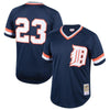 Image of Kirk Gibson Detroit Tigers Mitchell &amp; Ness Youth Cooperstown Collection Mesh Batting Practice Jersey – Navy 2019