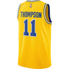 Image of Klay Thompson Golden State Warriors Hardwood Classics Swingman Jersey – Gold 2019