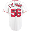 Image of Kole Calhoun Los Angeles Angels Majestic Cool Base Player Jersey - White 2019