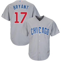 Kris Bryant Chicago Cubs Majestic Cool Base Player Jersey - Gray 2019