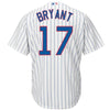 Image of Kris Bryant Chicago Cubs Majestic Cool Base Player Jersey - White 2019