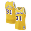 Image of Kurt Rambis Los Angeles Lakers Mitchell &amp; Ness 1984-85 Hardwood Classics Swingman Jersey – Gold 2019