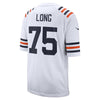 Image of Kyle Long Chicago Bears 2019 Alternate Classic Game Jersey – White 2019