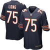 Image of Kyle Long Chicago Bears Youth Team Color Game Jersey - Navy Blue 2019
