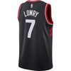 Image of Kyle Lowry Toronto Raptors Swingman Jersey - Statement Edition – Black 2019