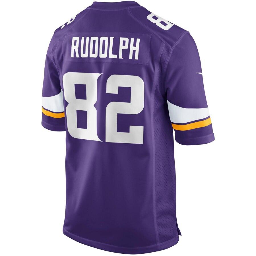 Kyle Rudolph Minnesota Vikings Youth Team Color Game Jersey - Purple 2019