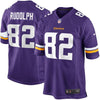 Image of Kyle Rudolph Minnesota Vikings Youth Team Color Game Jersey - Purple 2019