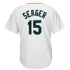 Image of Kyle Seager Seattle Mariners Majestic Cool Base Player Jersey - White 2019