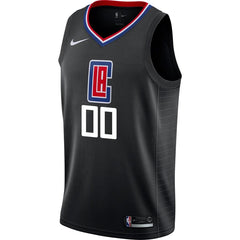 LA Clippers Custom Swingman Jersey Black - Statement Edition 2019