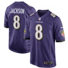 Image of Lamar Jackson Baltimore Ravens Game Jersey – Purple 2019