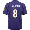 Image of Lamar Jackson Baltimore Ravens Youth Game Jersey – Purple 2019