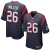 Image of Lamar Miller Houston Texans Game Jersey - Navy 2019