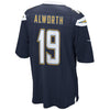 Image of Lance Alworth San Diego Chargers Youth Retired Game Jersey - Navy Blue 2019