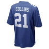 Image of Landon Collins New York Giants Game Jersey - Blue 2019