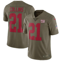 Landon Collins New York Giants Salute To Service Limited Jersey - Olive 2019