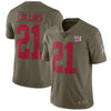 Image of Landon Collins New York Giants Salute To Service Limited Jersey - Olive 2019