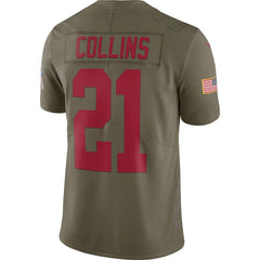 Landon Collins New York Giants Salute To Service Limited Jersey - Olive 2019