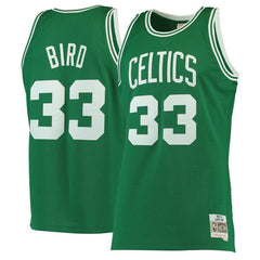 Larry Bird Boston Celtics Mitchell &amp; Ness 1985-86 Hardwood Classics Swingman Jersey - Kelly Green 2019