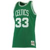 Image of Larry Bird Boston Celtics Mitchell &amp; Ness 1985-86 Hardwood Classics Swingman Jersey - Kelly Green 2019