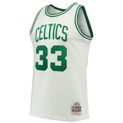 Larry Bird Boston Celtics Mitchell & Ness 1985-86 Hardwood Classics Swingman Jersey - White 2019