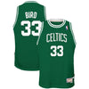 Image of Larry Bird Boston Celtics Mitchell &amp; Ness Youth Hardwood Classics Swingman Throwback Jersey – Kelly Green 2019