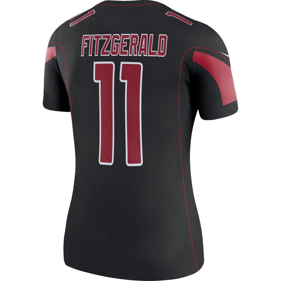 Larry Fitzgerald Arizona Cardinals Women's Color Rush Legend Jersey - Black 2019