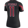Image of Larry Fitzgerald Arizona Cardinals Women's Color Rush Legend Jersey - Black 2019