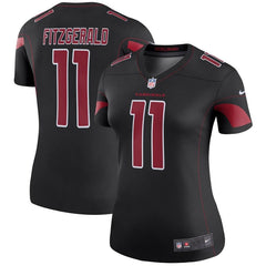Larry Fitzgerald Arizona Cardinals Women's Color Rush Legend Jersey - Black 2019