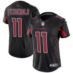 Larry Fitzgerald Arizona Cardinals Women's Color Rush Limited Jersey - Black 2019
