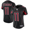 Image of Larry Fitzgerald Arizona Cardinals Women's Color Rush Limited Jersey - Black 2019