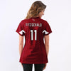 Image of Larry Fitzgerald Arizona Cardinals Women's Game Jersey - Cardinal 2019