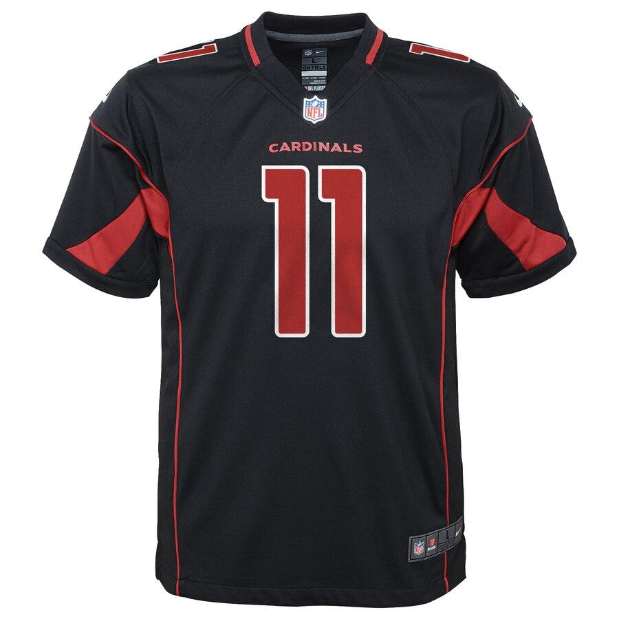 Larry Fitzgerald Arizona Cardinals Youth Color Rush Game Jersey - Black 2019