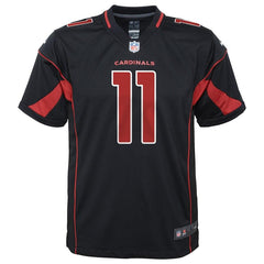 Larry Fitzgerald Arizona Cardinals Youth Color Rush Game Jersey - Black 2019