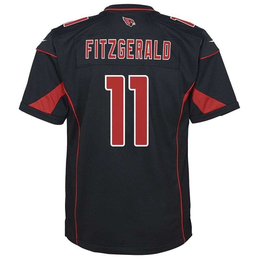 Larry Fitzgerald Arizona Cardinals Youth Color Rush Game Jersey - Black 2019