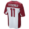 Image of Larry Fitzgerald Arizona Cardinals Youth Game Jersey - White 2019