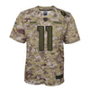 Image of Larry Fitzgerald Arizona Cardinals Youth Salute to Service Game Jersey - Camo 2019