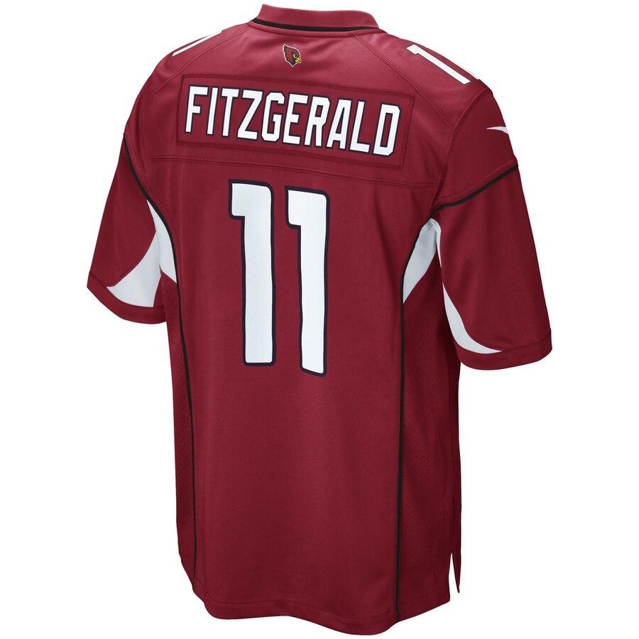 Larry Fitzgerald Arizona Cardinals Youth Team Color Game Jersey - Cardinal 2019
